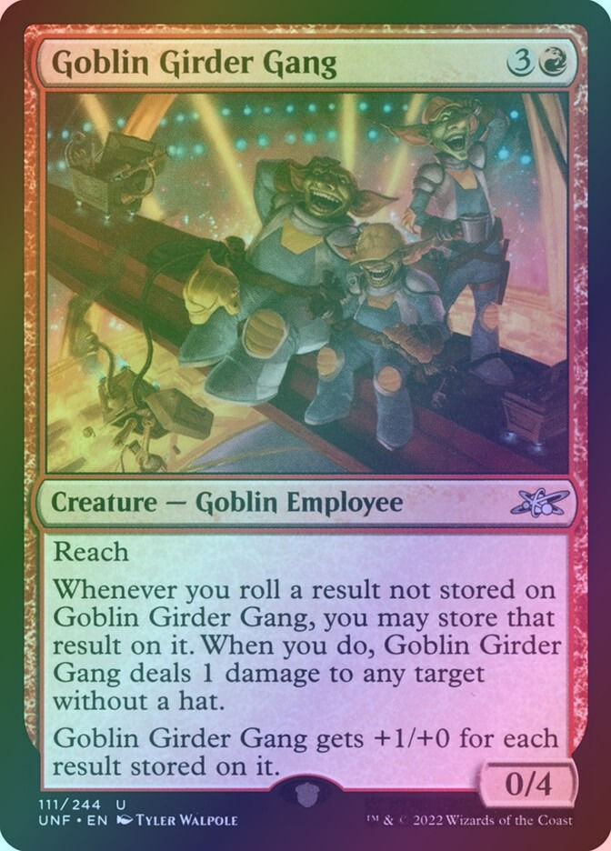 Goblin Girder Gang (UNF) (111) / Foil