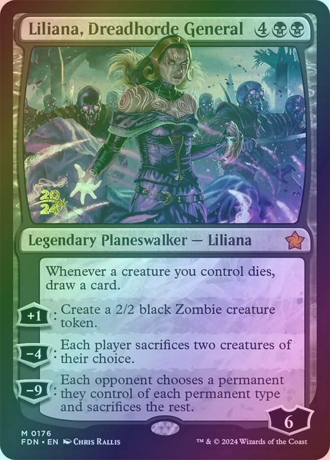 Liliana, Dreadhorde General (PFDN) (176s) / Foil