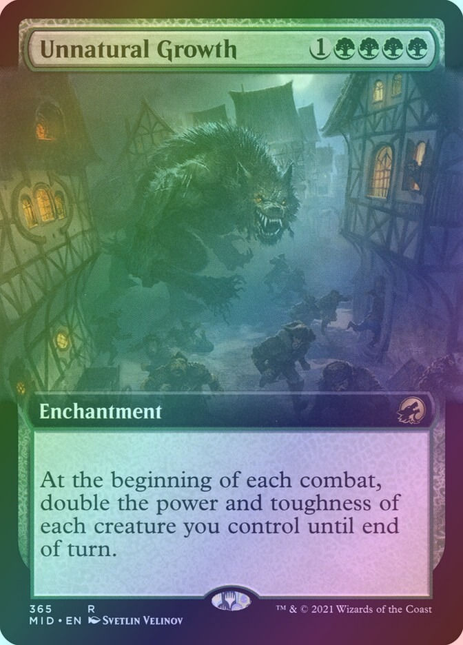 Unnatural Growth (MID) (365) / Extended Art / Foil