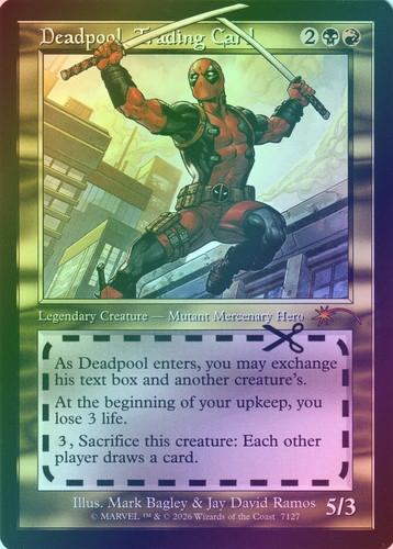 Deadpool, Trading Card (SLD) (7127) / Foil | MTG Wolf México