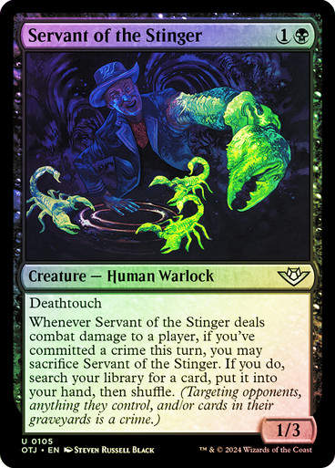 Servant of the Stinger (otj) (105) / Foil