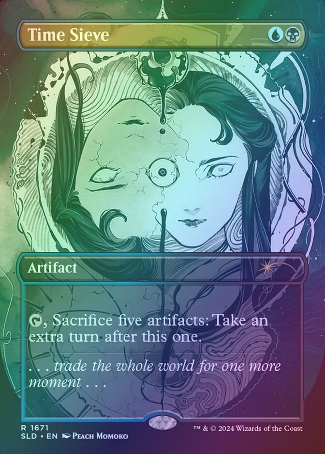 Time Sieve (SLD) (1671) / Borderless / Foil