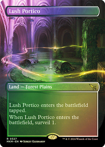 Lush Portico (mkm) (327) / Borderless Foil