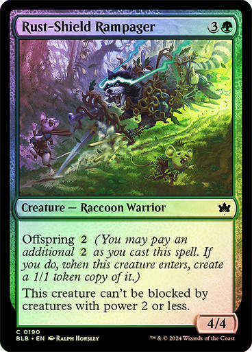 Rust-Shield Rampager (blb) (190) / Foil