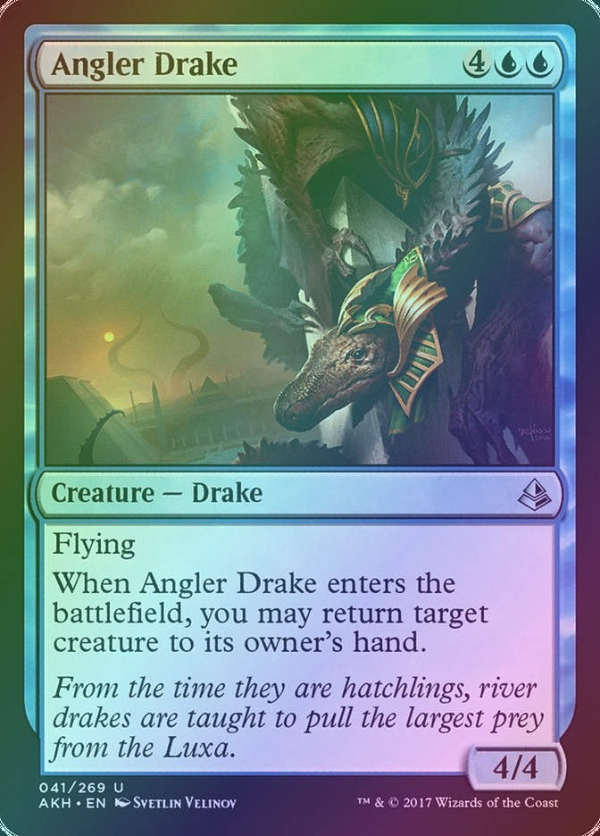 Angler Drake (AKH) (41) / Foil