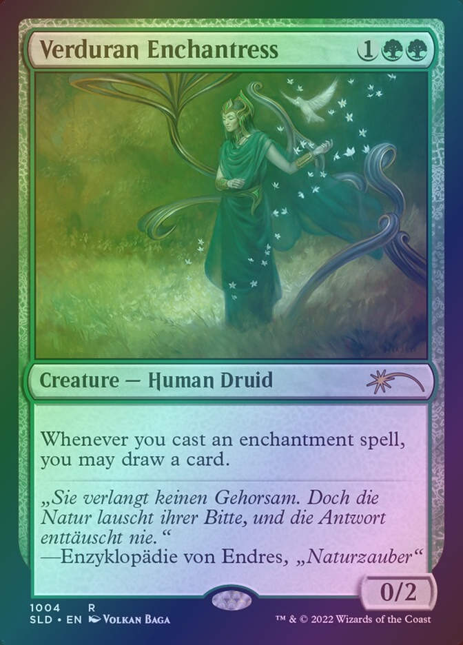 Verduran Enchantress (SLD) (1004) / Foil
