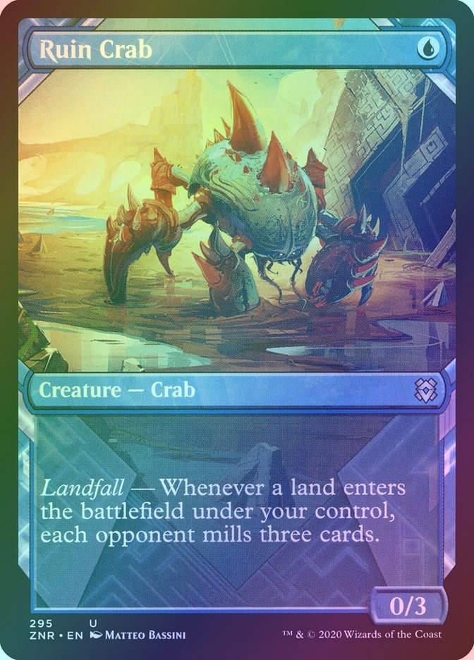 Ruin Crab (ZNR) (295) / Showcase / Foil