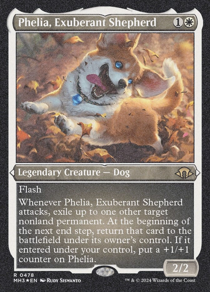 Phelia, Exuberant Shepherd (MH3) (478) / Foil Etched