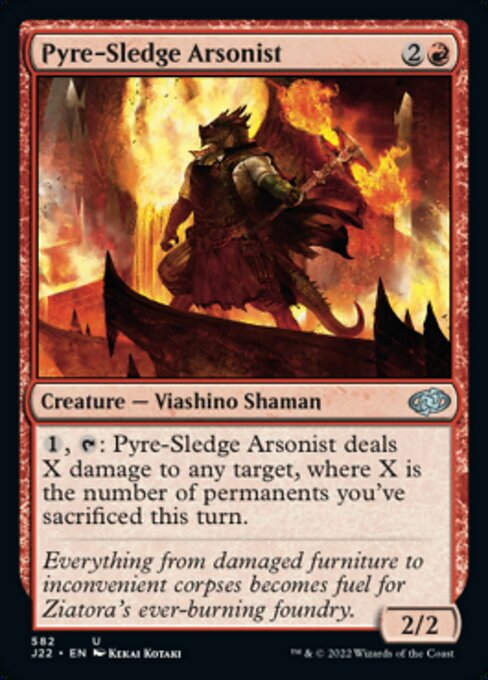 Pyre-Sledge Arsonist (J22))