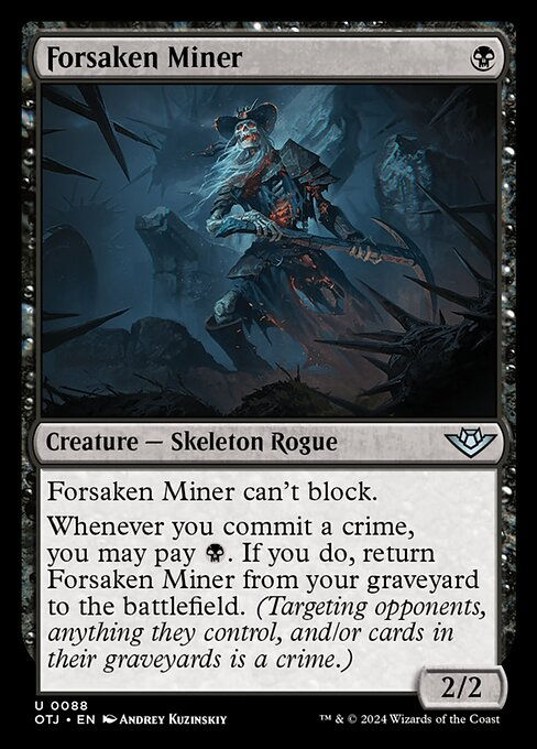 Forsaken Miner (otj) (88)