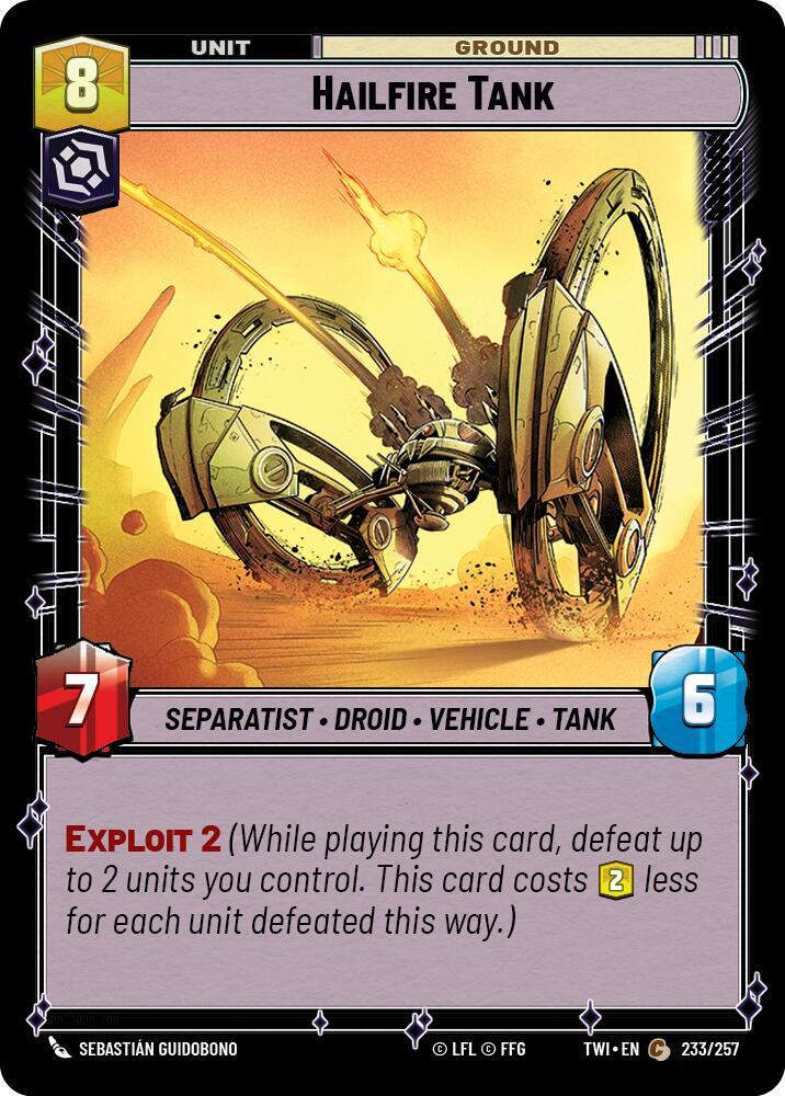 Hailfire Tank (TWI) (233/257) / Foil