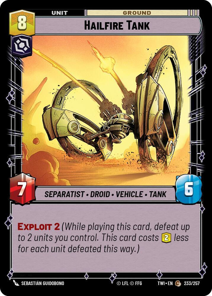 Hailfire Tank (TWI) (233/257) / Foil