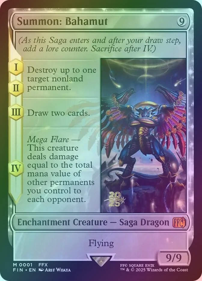 Summon: Bahamut (PFIN) (1s) / Foil