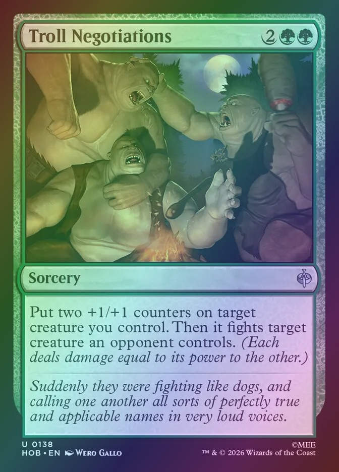 Troll Negotiations (HOB) (138) / Foil