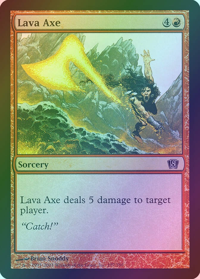 Lava Axe (8ED) (197★) / Foil