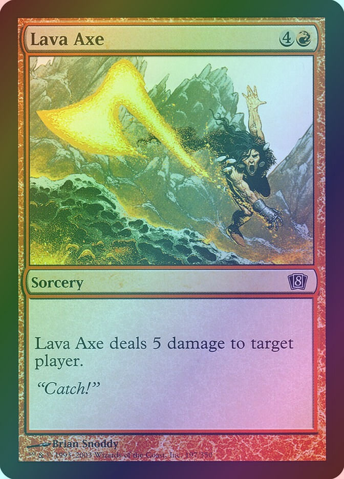 Lava Axe (8ED) (197★) / Foil