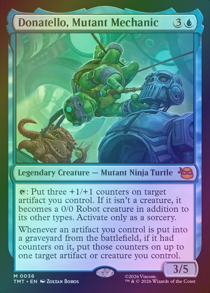 Donatello, Mutant Mechanic (TMT) (36) / Foil