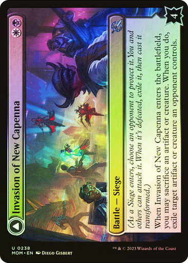 Invasion of New Capenna // Holy Frazzle-Cannon (mom) / Foil — cara 1 de 2