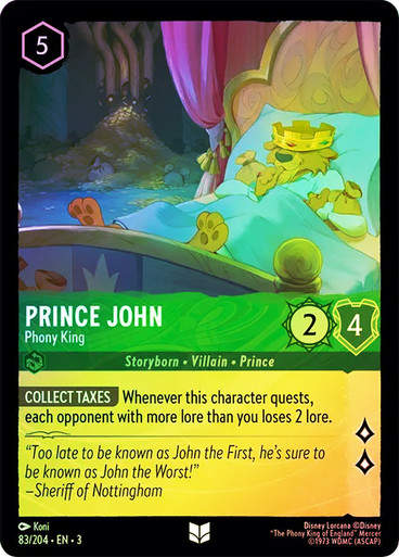Prince John - Phony King (LOR_ITI) / Foil
