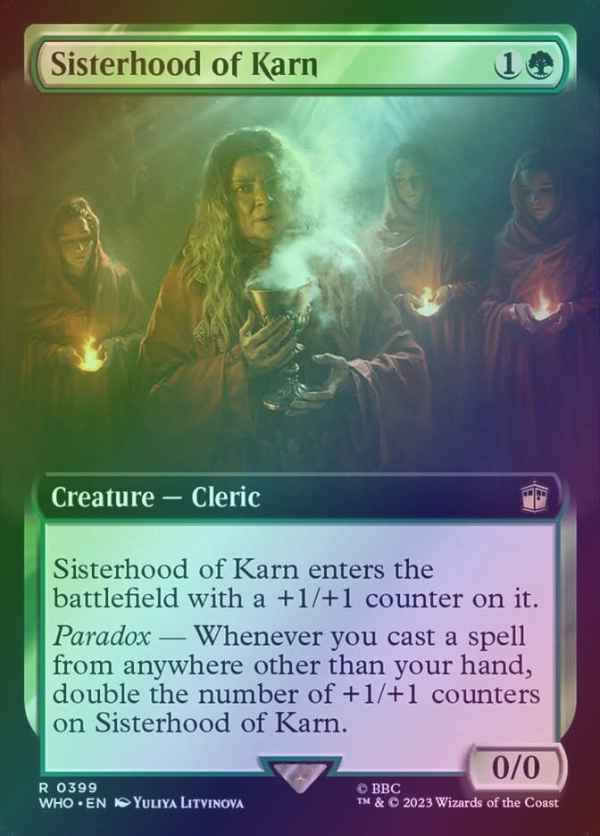Sisterhood of Karn (WHO) (399) / Extended Art / Foil