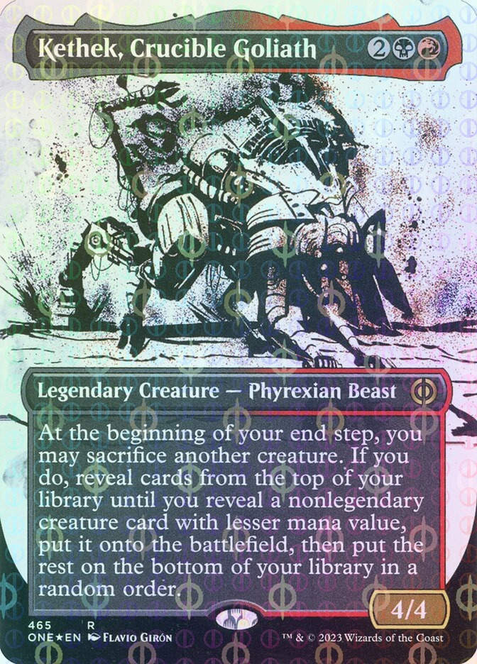 Kethek, Crucible Goliath (ONE) (465) / Borderless / Showcase / Compleat Foil
