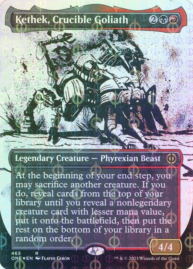 Kethek, Crucible Goliath (ONE) (465) / Borderless / Showcase / Compleat Foil