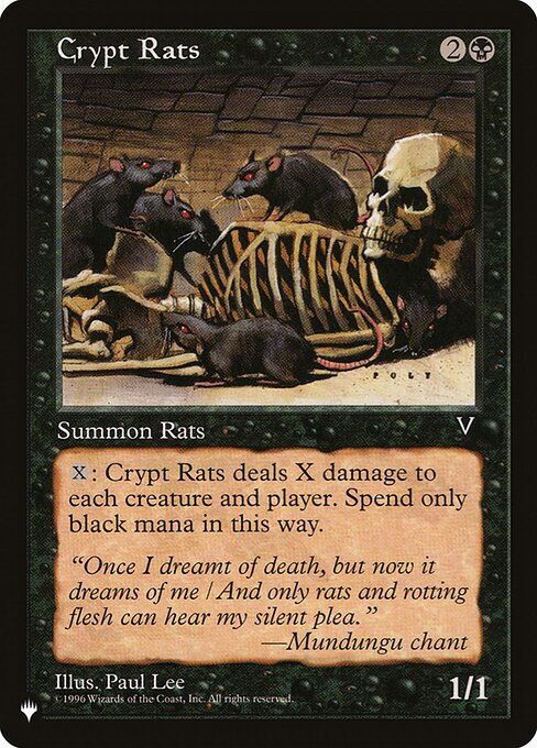 Crypt Rats (PLST) (VIS-55)