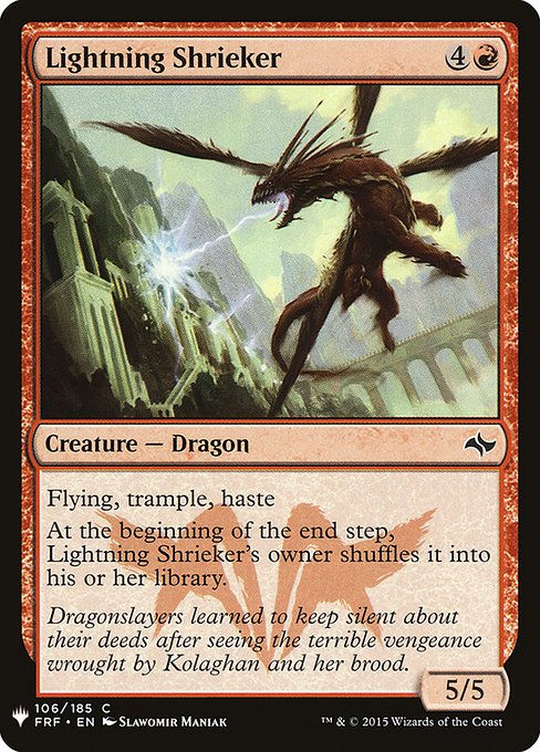 Lightning Shrieker (PLST) (FRF-106)