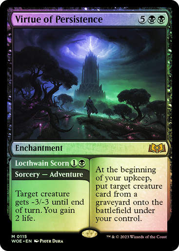 Virtue of Persistence // Locthwain Scorn (woe) / Foil
