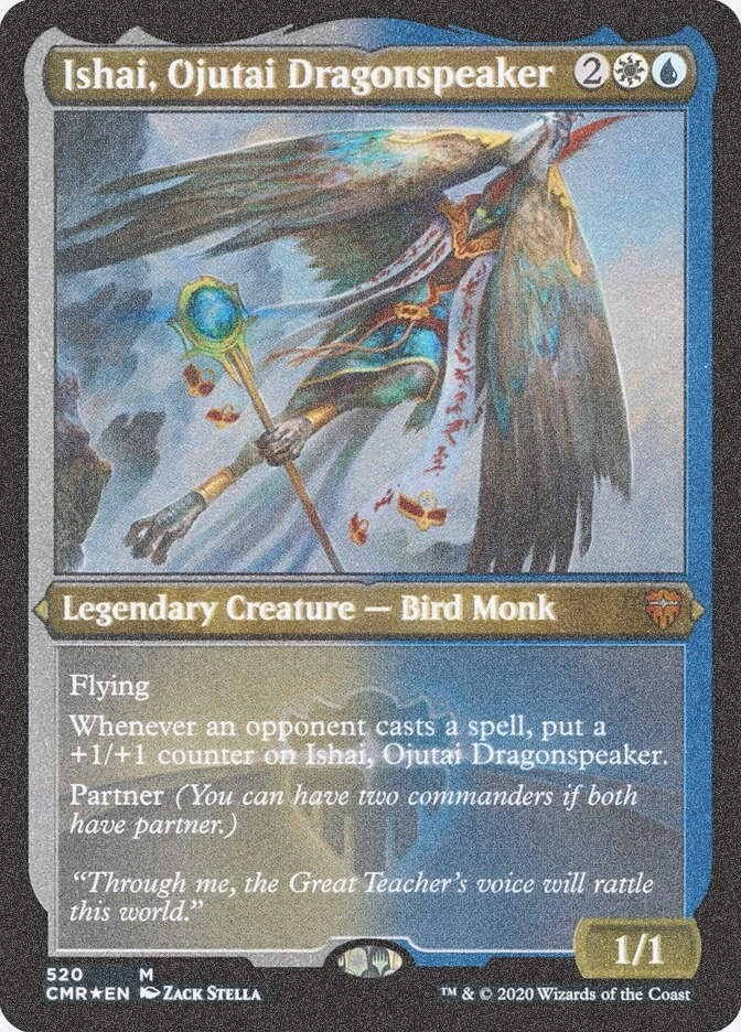 Ishai, Ojutai Dragonspeaker (CMR) (520) / Foil Etched