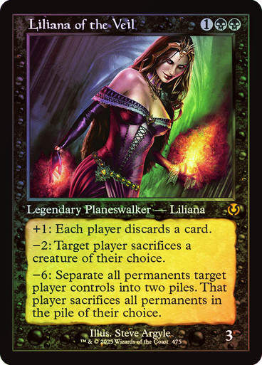 Liliana of the Veil (INR) (475) / Foil Retro