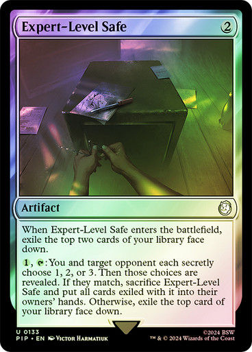 Expert-Level Safe (pip) (133) / Foil