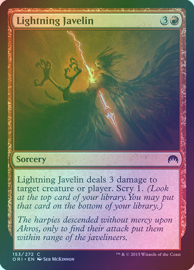 Lightning Javelin (ORI) (153) / Foil