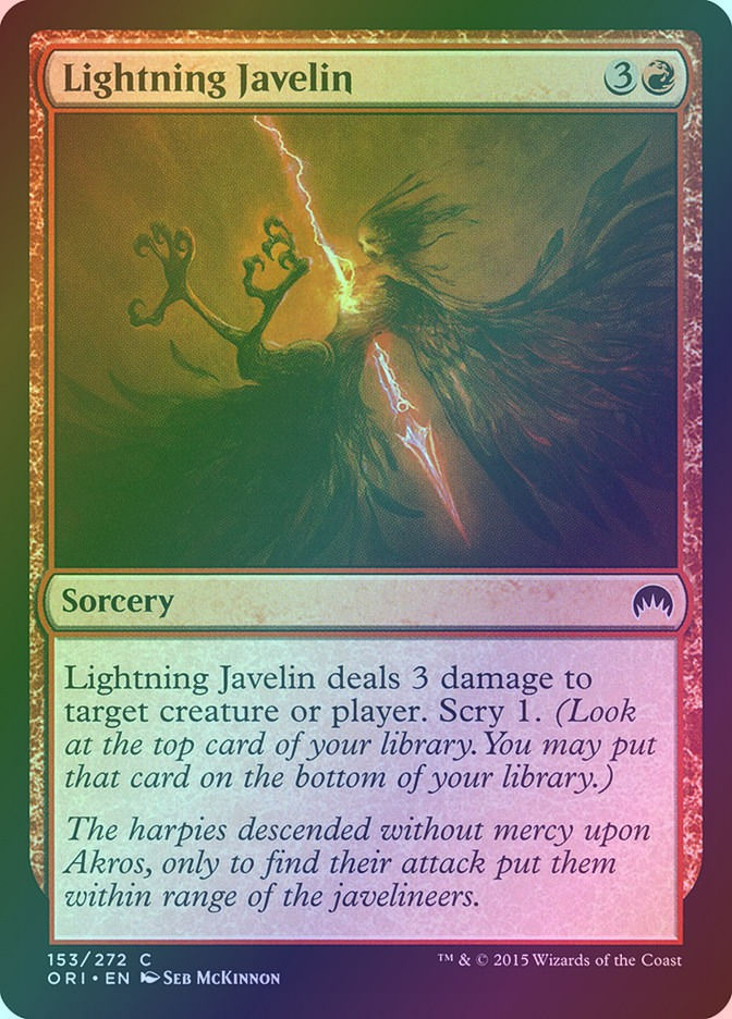 Lightning Javelin (ORI) (153) / Foil