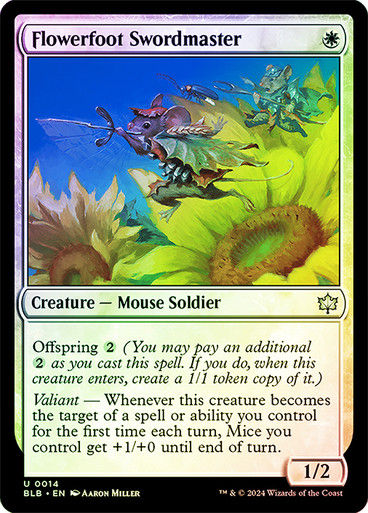 Flowerfoot Swordmaster (blb) (14) / Foil