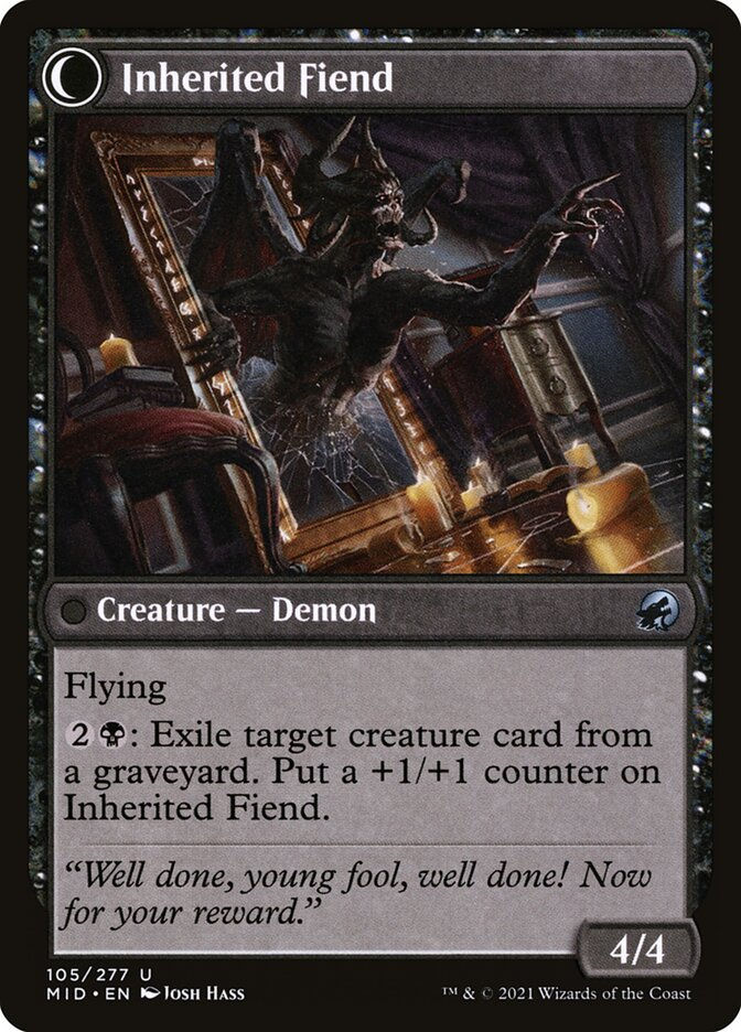 Heirloom Mirror // Inherited Fiend (MID) (105) — cara 2 de 2