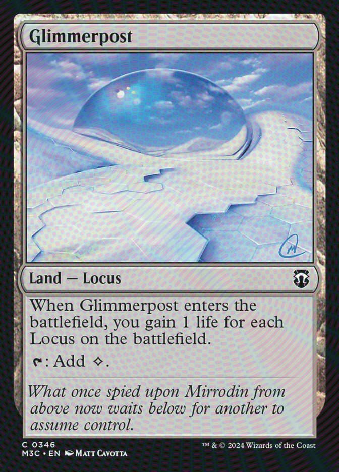 Glimmerpost (M3C) (346) / Ripple Foil