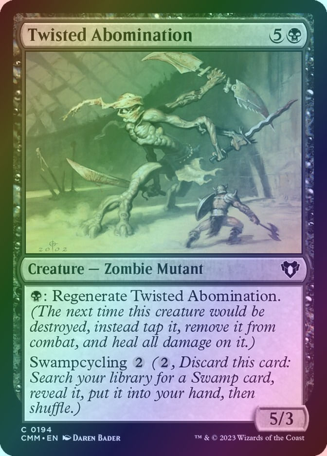Twisted Abomination (CMM) (194) / Foil
