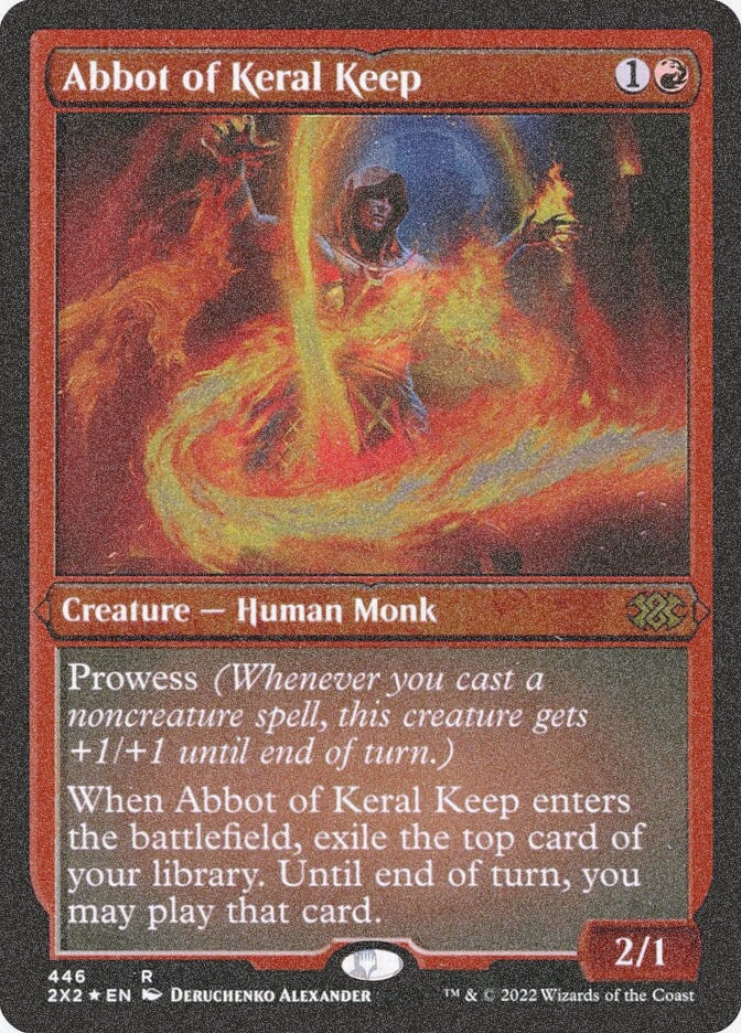 Abbot of Keral Keep (2X2) (446) / Foil Etched