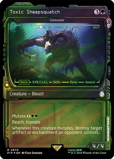Gemrazer (pip) (879) / Showcase Surge Foil