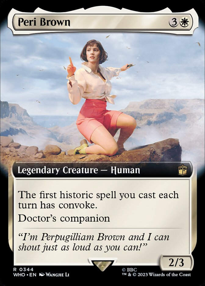 Peri Brown (WHO) (344) / Extended Art