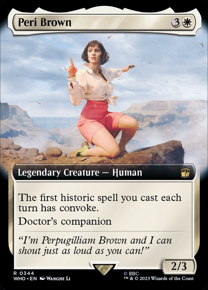 Peri Brown (WHO) (344) / Extended Art
