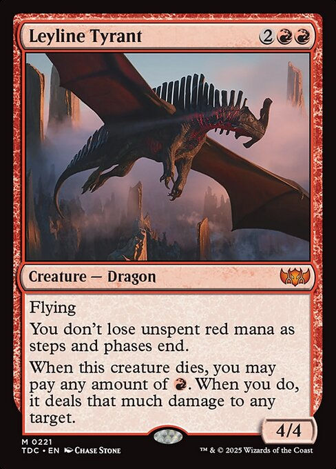 Leyline Tyrant (TDC) (221)