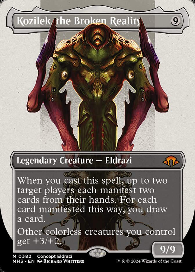Kozilek, the Broken Reality (MH3) (382) / Borderless