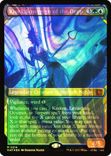 Kiora, Sovereign of the Deep (MAT) / Halo Foil