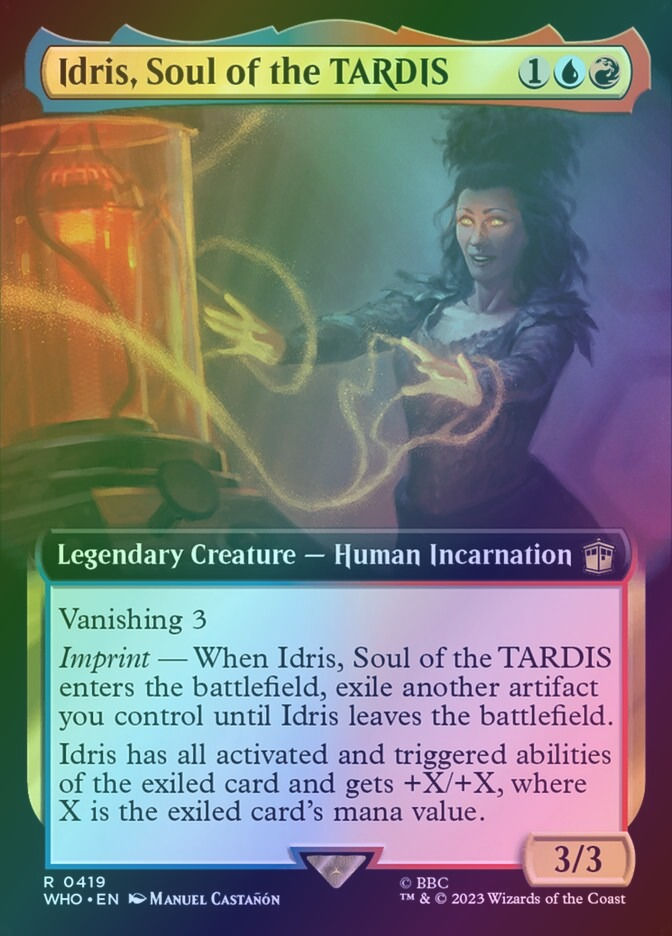 Idris, Soul of the TARDIS (WHO) (419) / Extended Art / Foil
