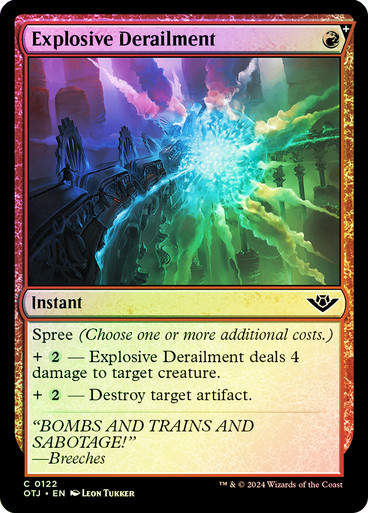 Explosive Derailment (otj) (122) / Foil