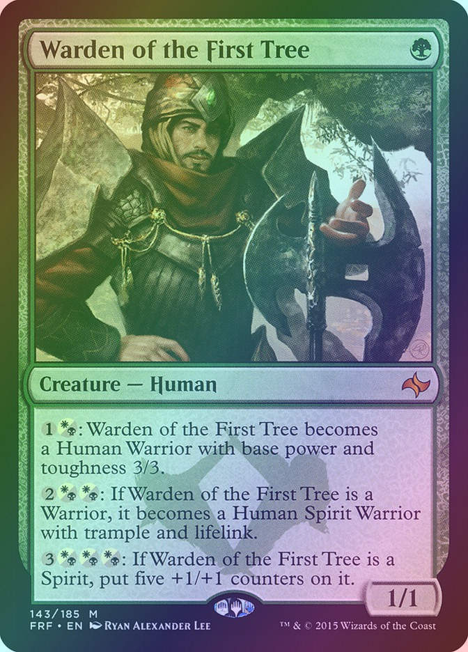 Warden of the First Tree (FRF) (143) / Foil