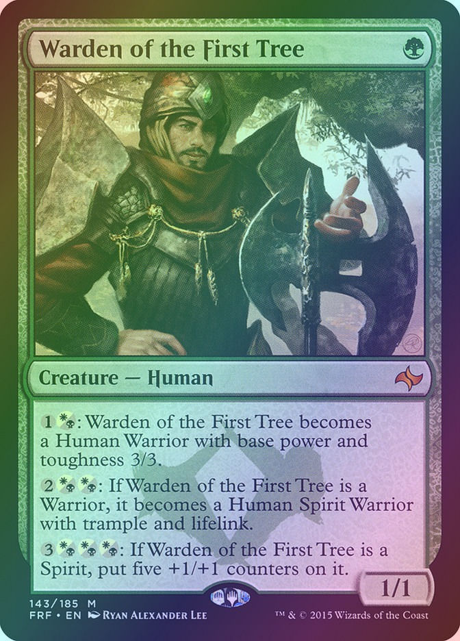 Warden of the First Tree (FRF) (143) / Foil