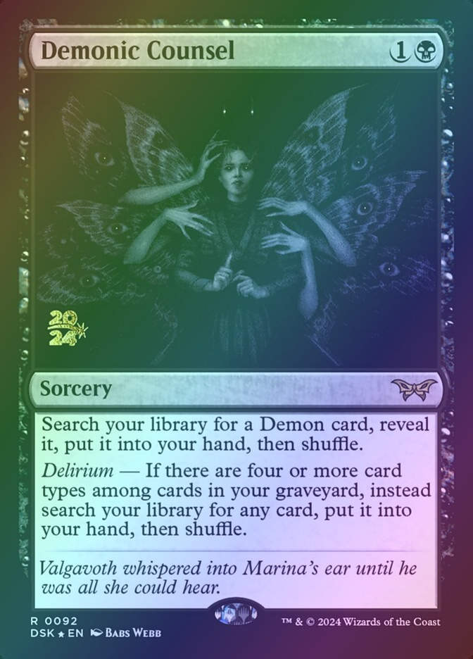 Demonic Counsel (PDSK) (92s) / Foil